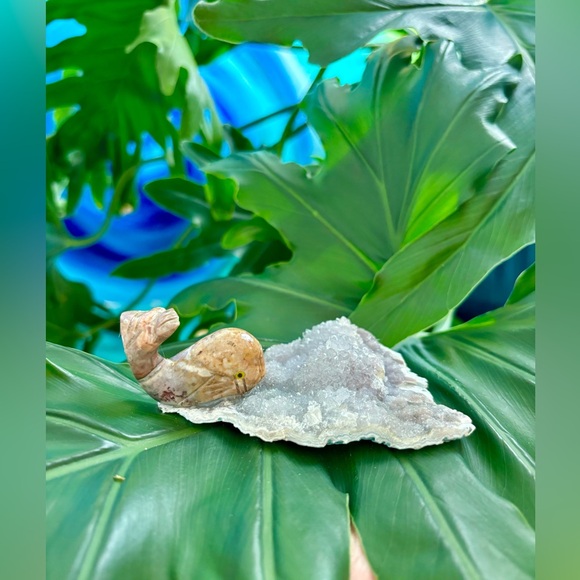 Whale Carving on Amethyst flower - Picture 3 of 5